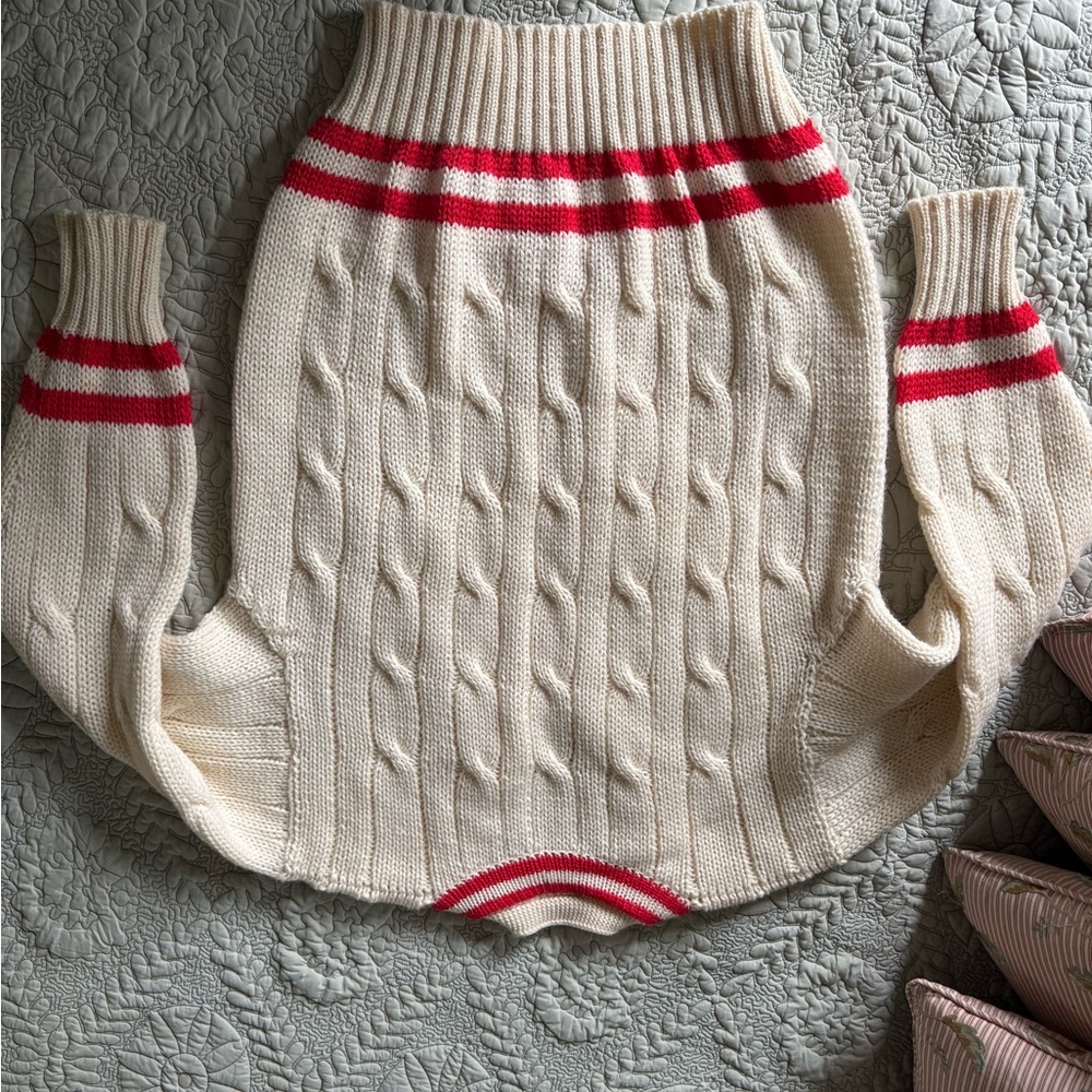 Smart Turnout London 100% Wool Cricket Rugby Sweater XL Preppy Made in the UK - Picture 5 of 6